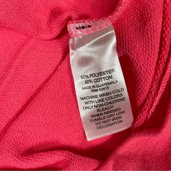 Pink Lotus Movement Sweatshirt Terry Size L bright pink - Picture 7 of 7